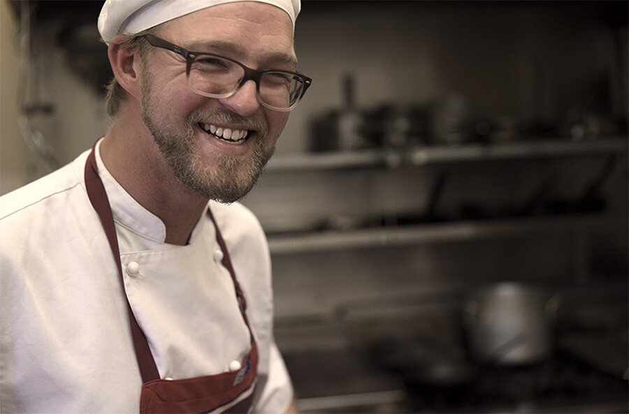 Chef Andy Woods of Oak Street Food & Wine, Bellingen. 