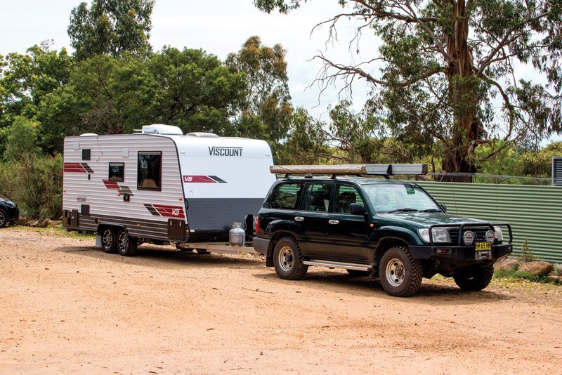 viscount caravan towing review