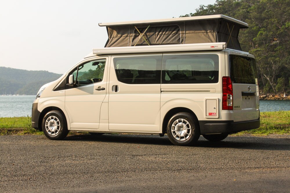 new toyota hiace campervans