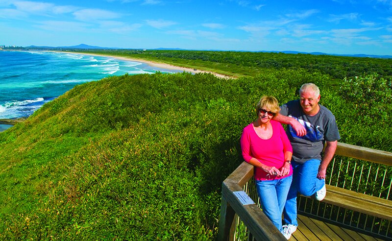 The view from Iluka Bluff. Photo: Clarence Tourism